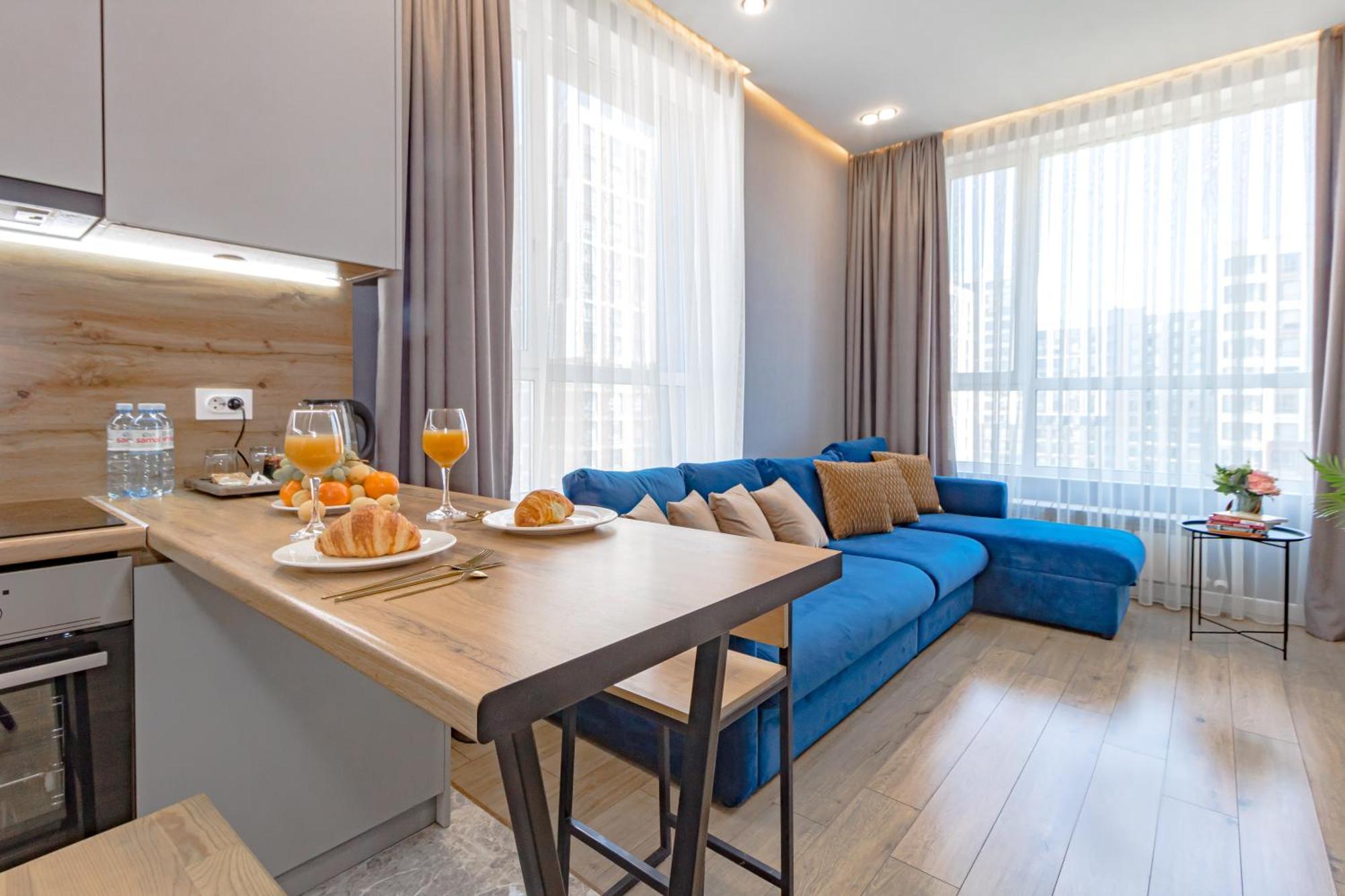 Apartment центр левого берега, возле хан-шатыра, удобно для туристов и командированных